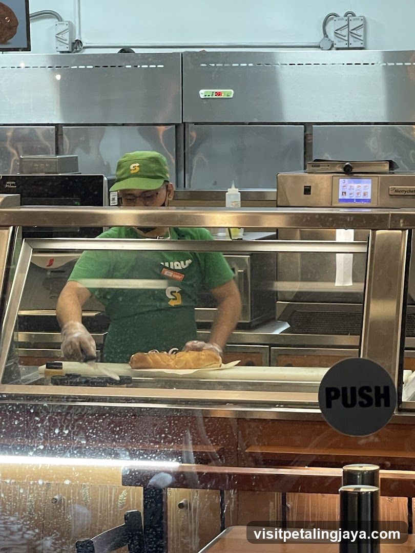 Subway Sandwich Preparation