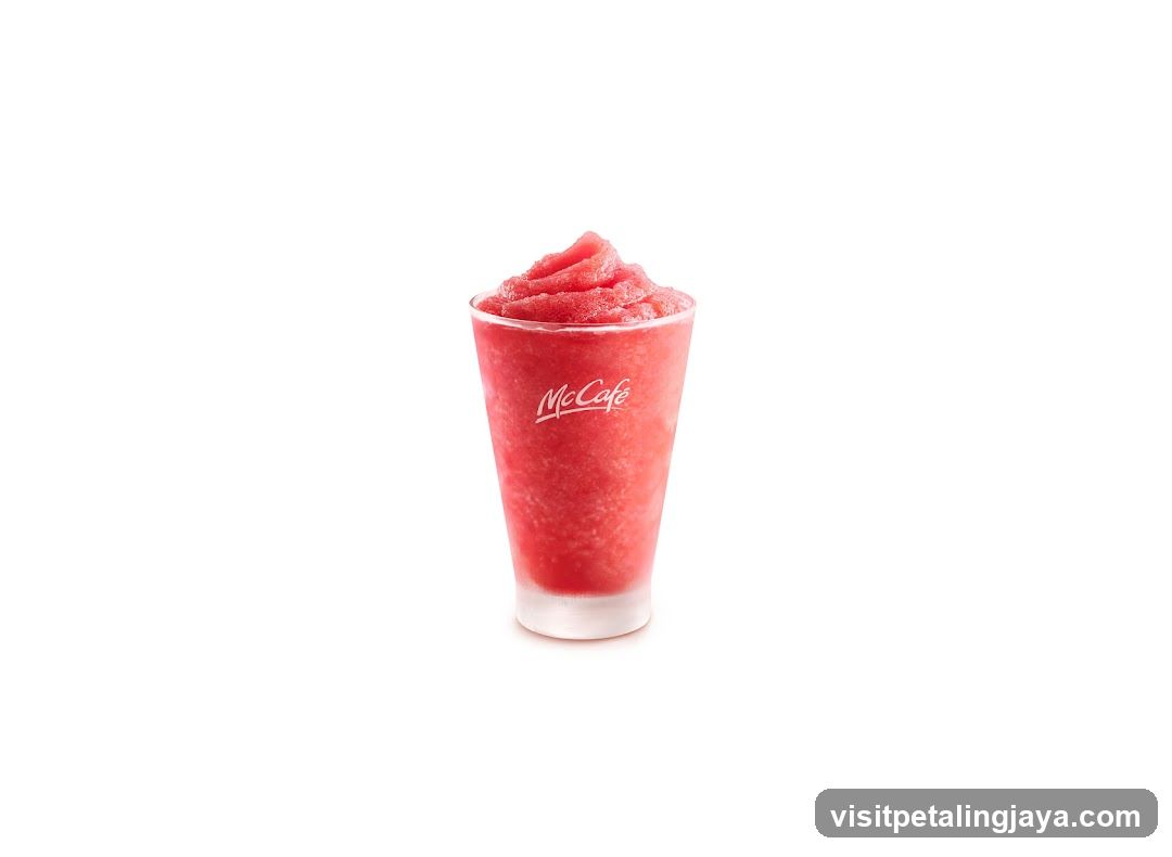 McCafé Frozen Strawberry Lemonade