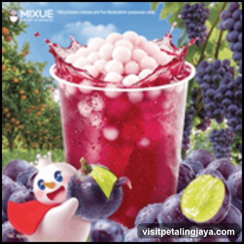 Grape Drink with Boba