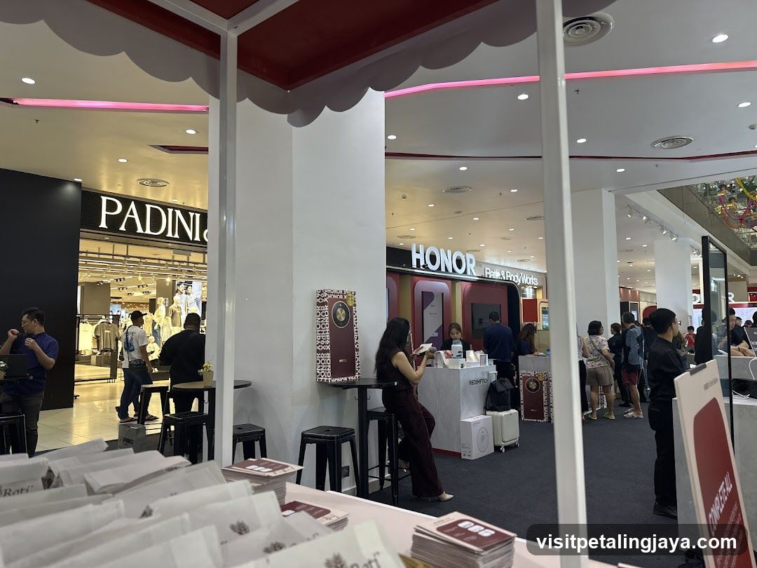 Mall Interior with Storefronts