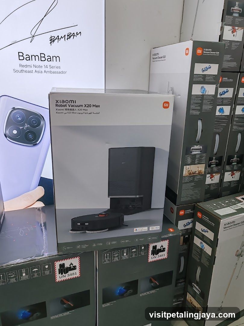 Xiaomi Robot Vacuum and Redmi Note Box