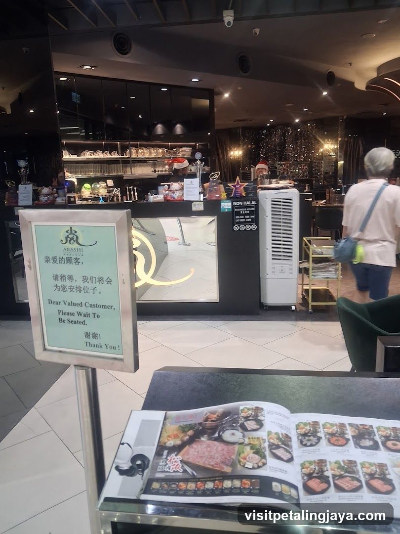 Restaurant Interior with Menu