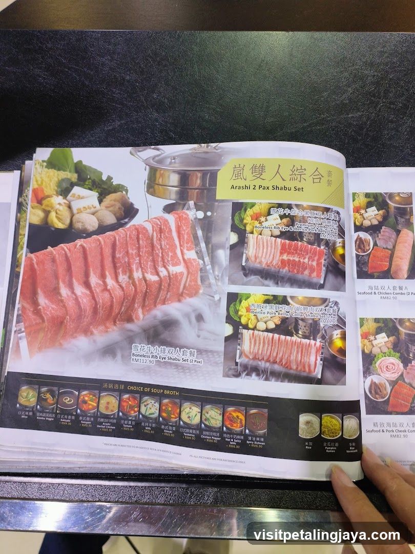Arashi 2 Pax Shabu Set
