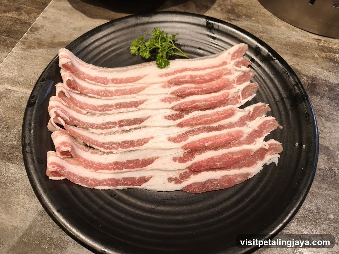 Thinly Sliced Pork Belly