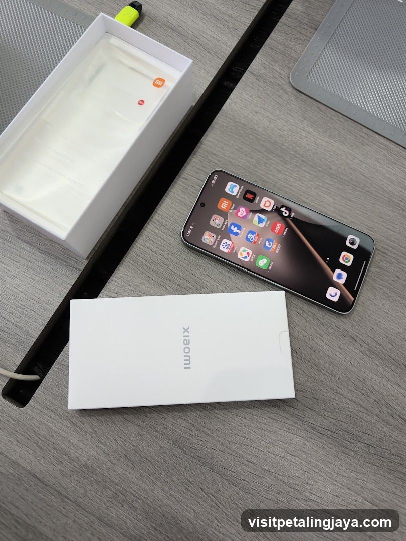 Xiaomi Smartphone and Packaging