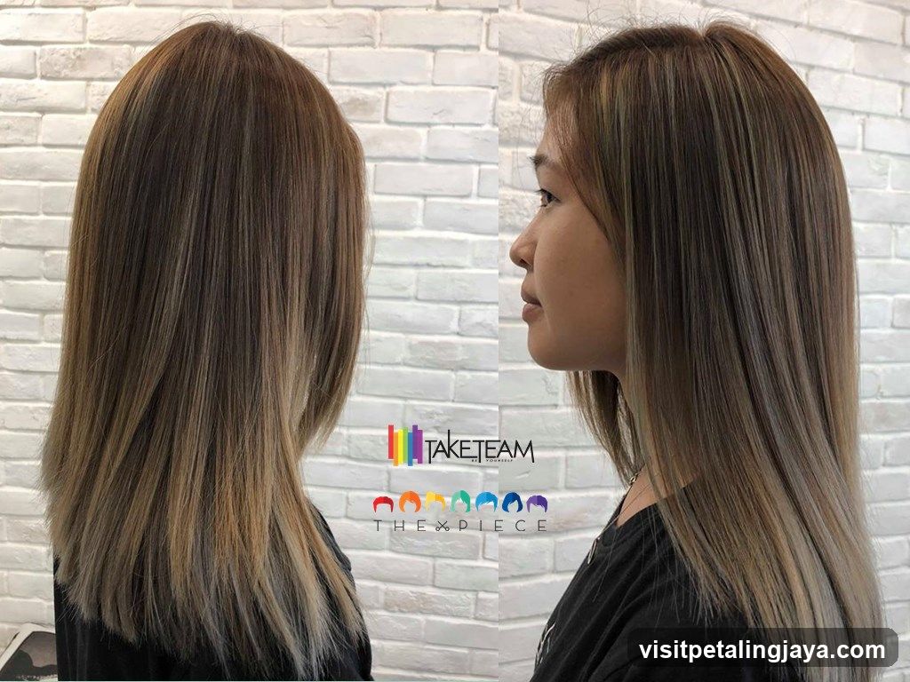 Woman with Ombre Hair