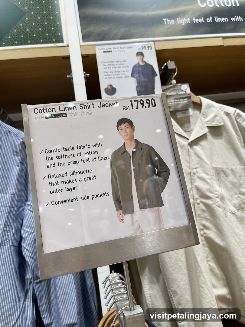 Cotton Linen Shirt Jacket Display