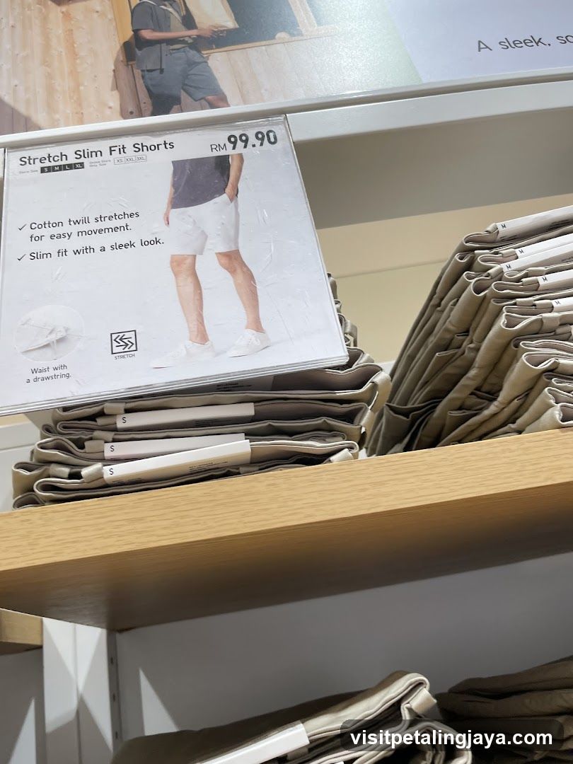 Stretch Slim Fit Shorts Display