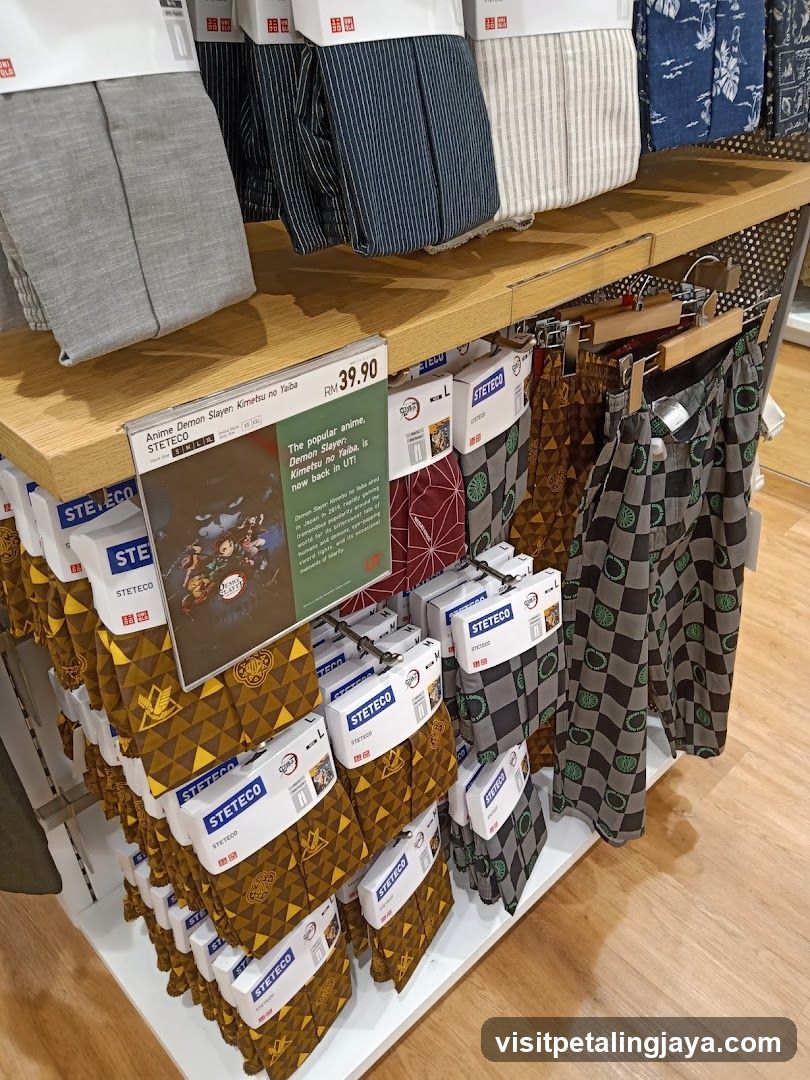Anime Themed Underwear Display