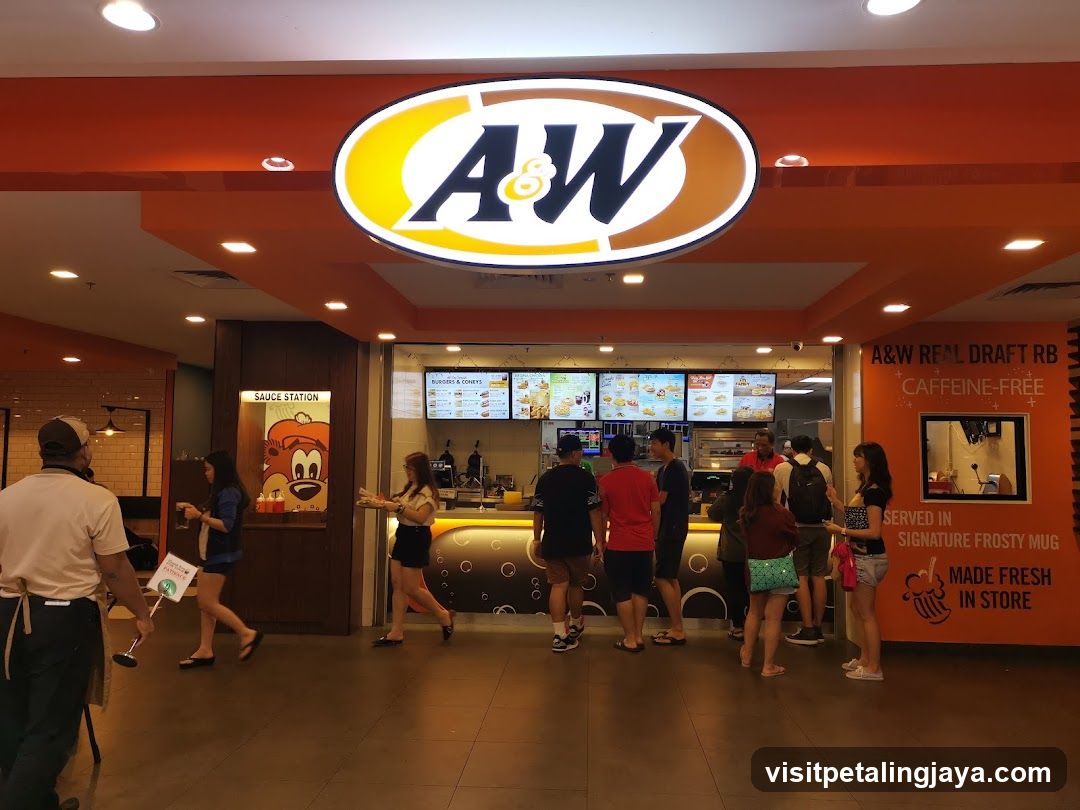 A&W Restaurant Interior