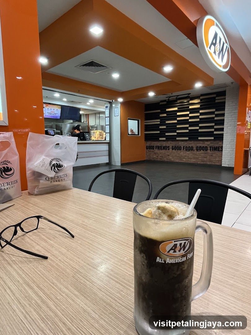 A&W Restaurant Interior