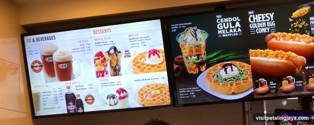 A&W Menu