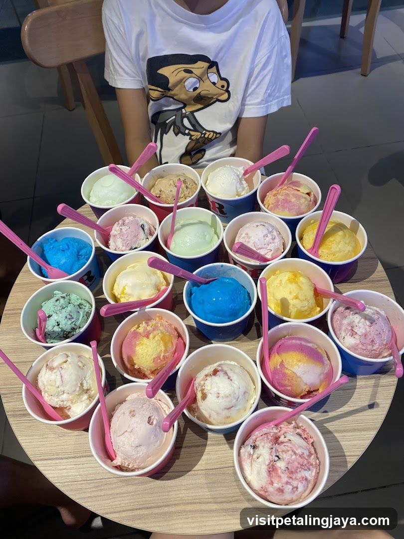 Assortment of Ice Cream Cups