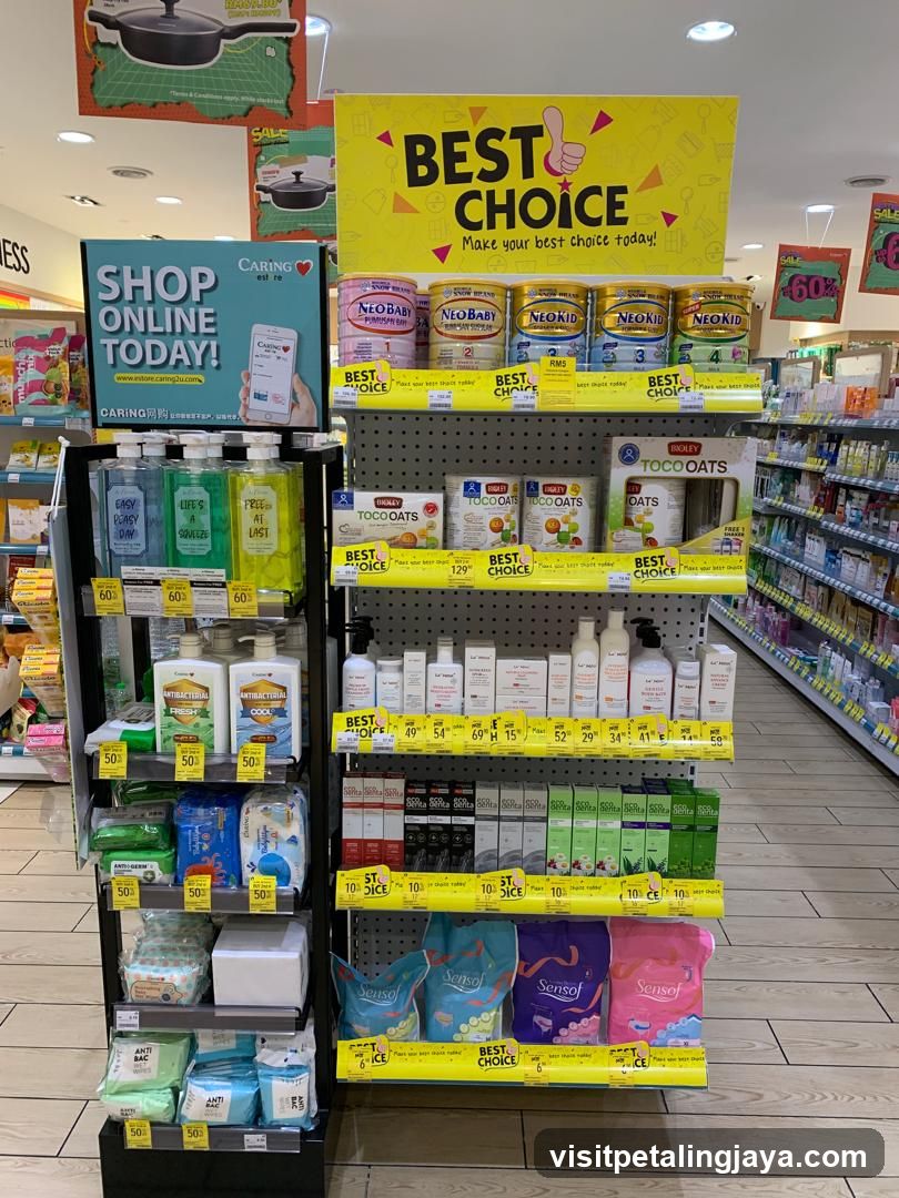 Health and Beauty Products Display