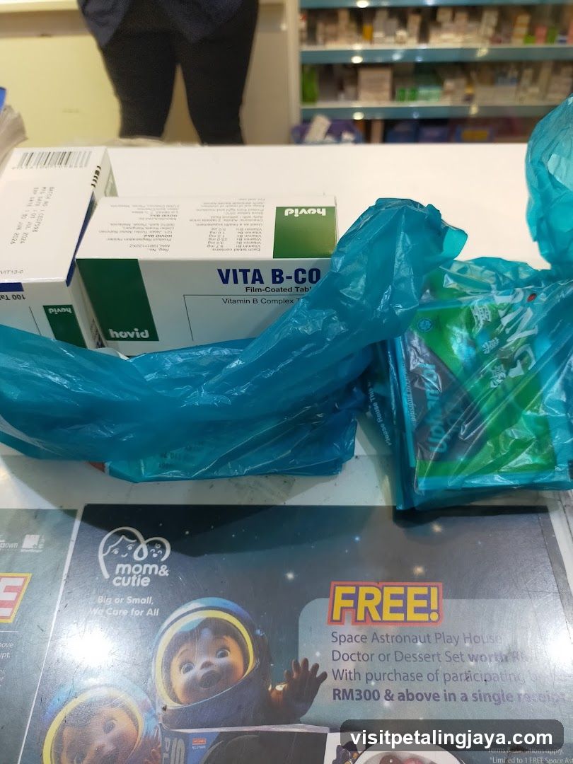 Pharmacy Counter with Products
