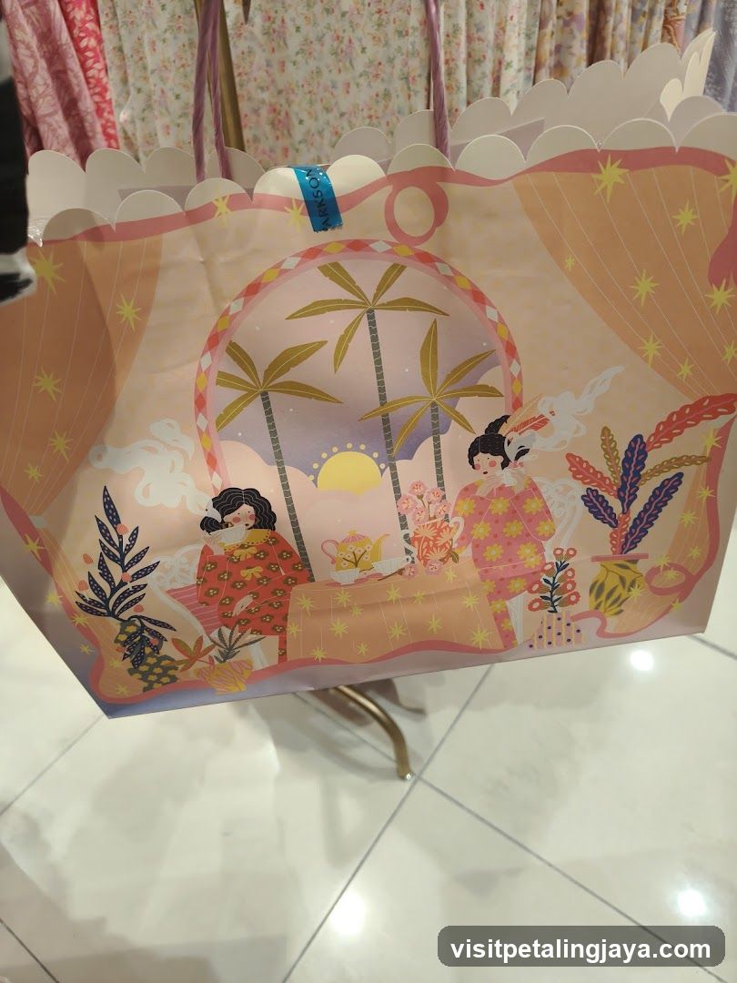 Gift Bag with Illustration