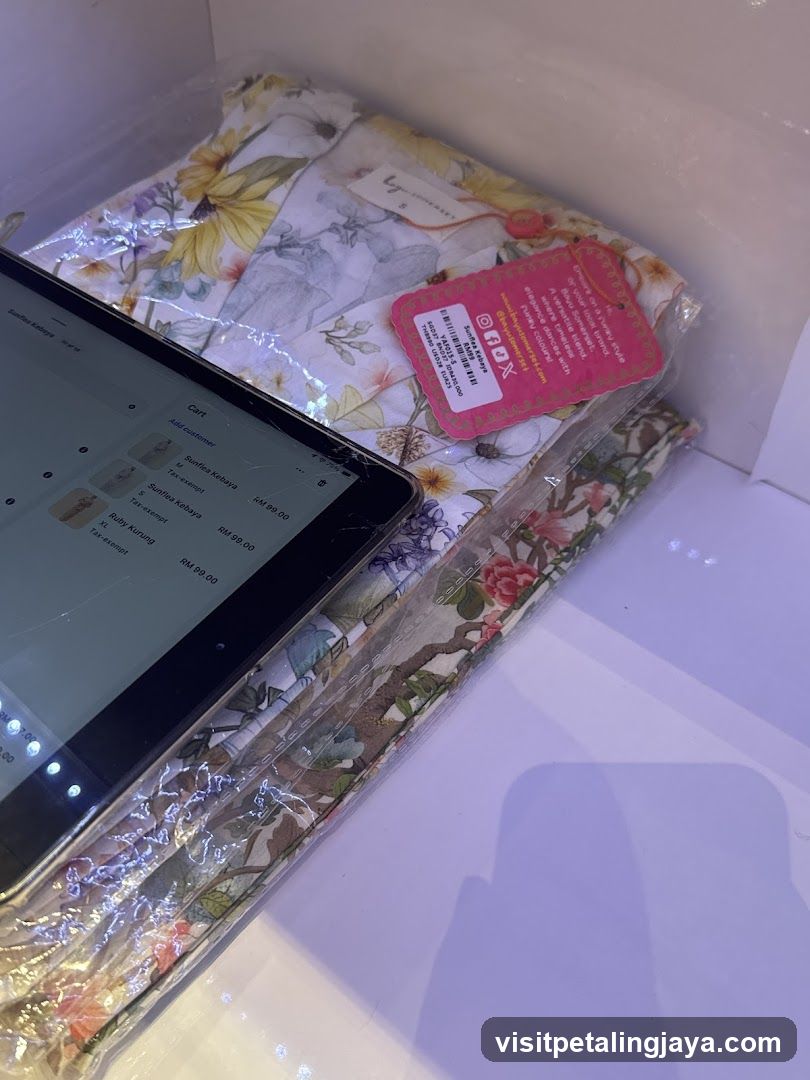 Floral Print Clothing and Tablet