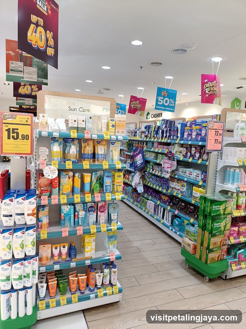Health and Beauty Products Aisle
