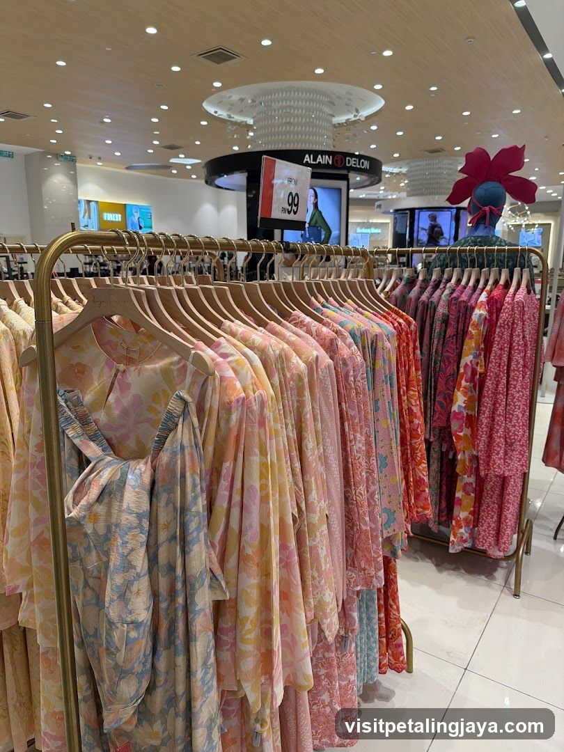 Floral Dresses on Display
