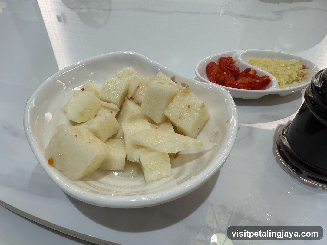 Pickled Radish and Chili Condiments