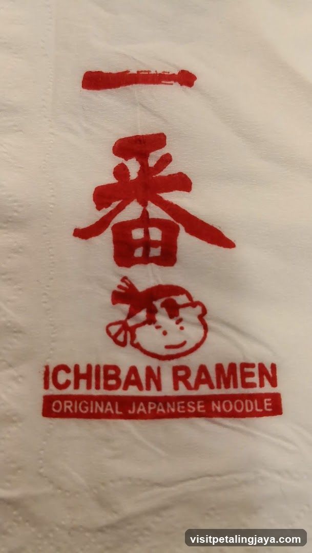Ichiban Ramen Napkin