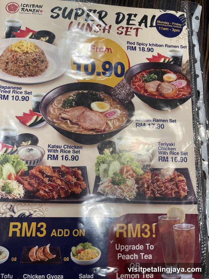 Ichiban Ramen Super Deal Lunch Set