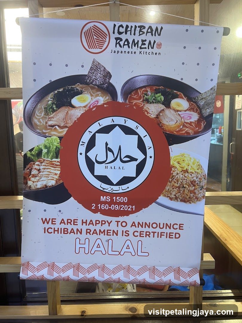 Ichiban Ramen Halal Certification Banner