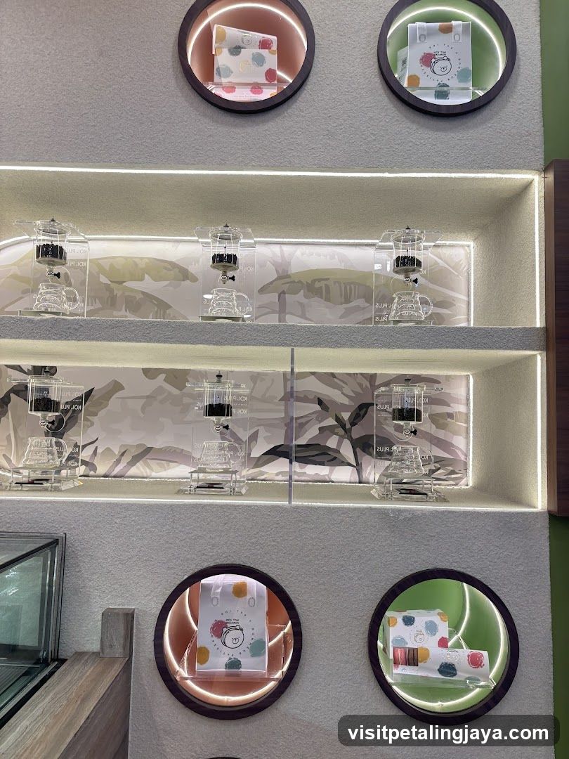 Coffee Brewing Equipment Display