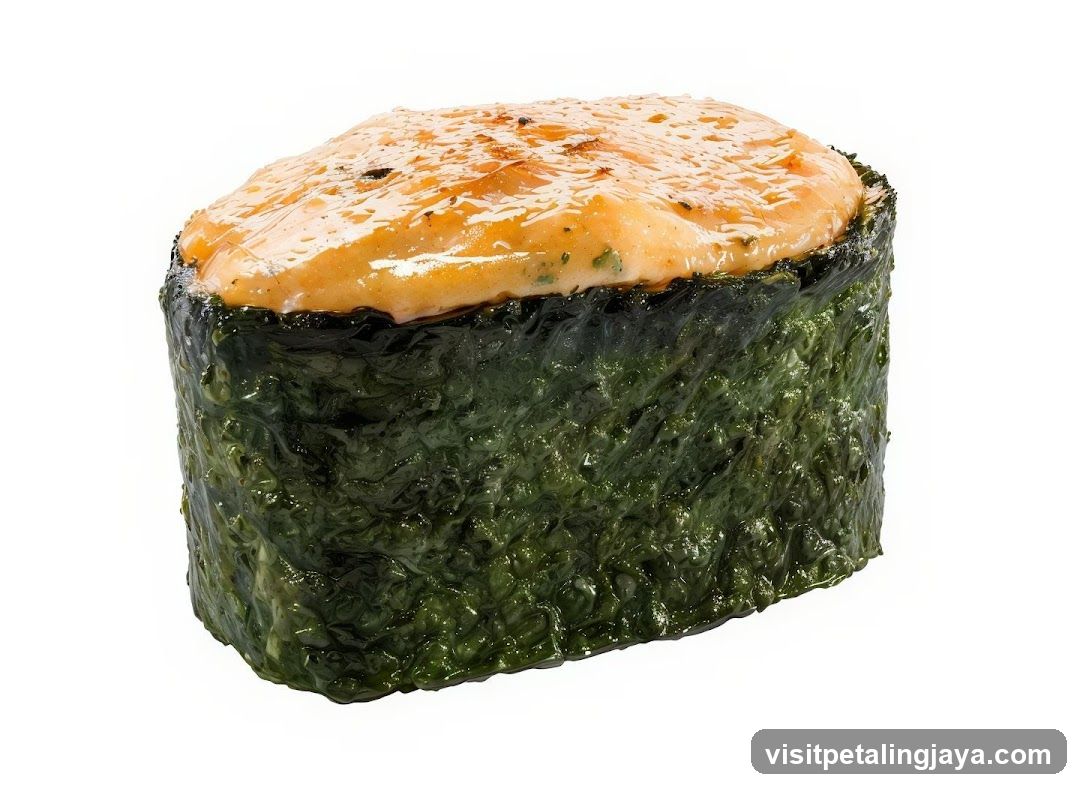 Baked Salmon Gunkan Maki