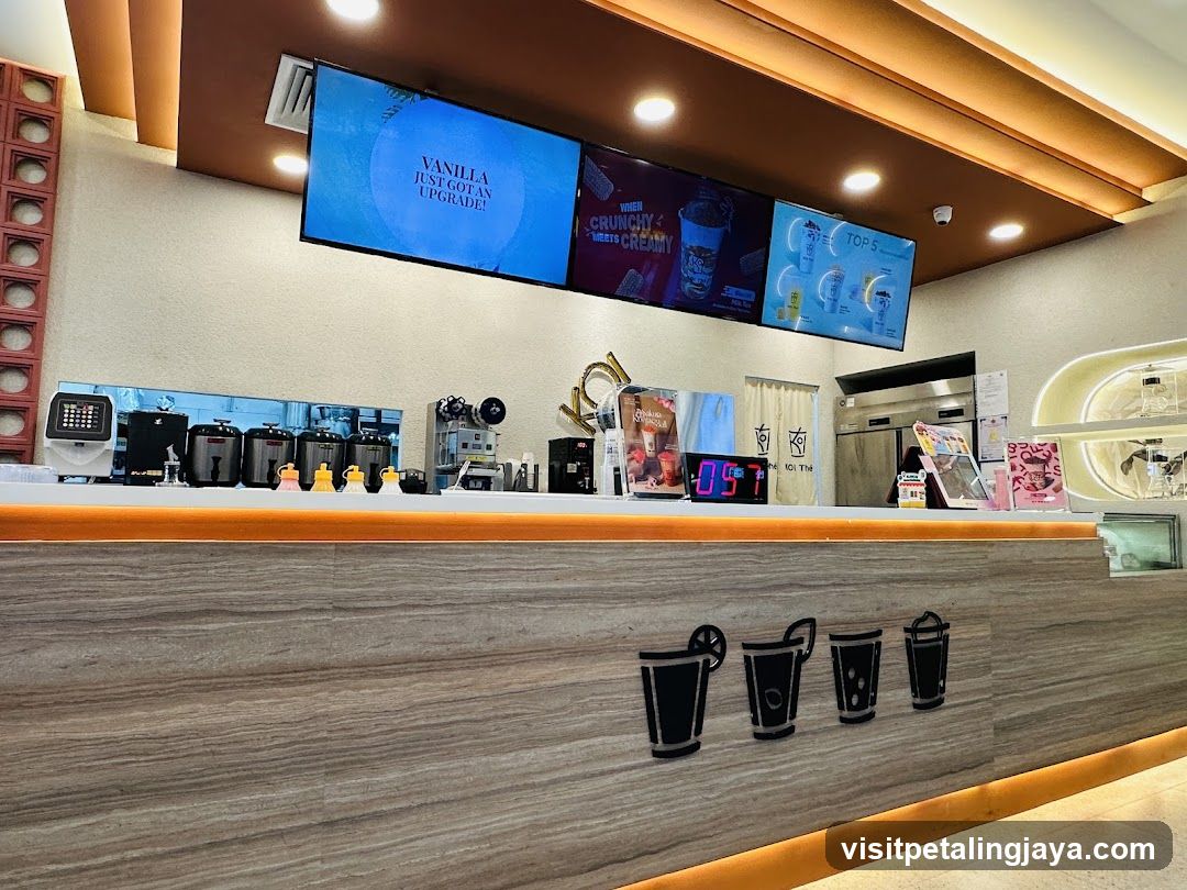 Bubble Tea Shop Counter