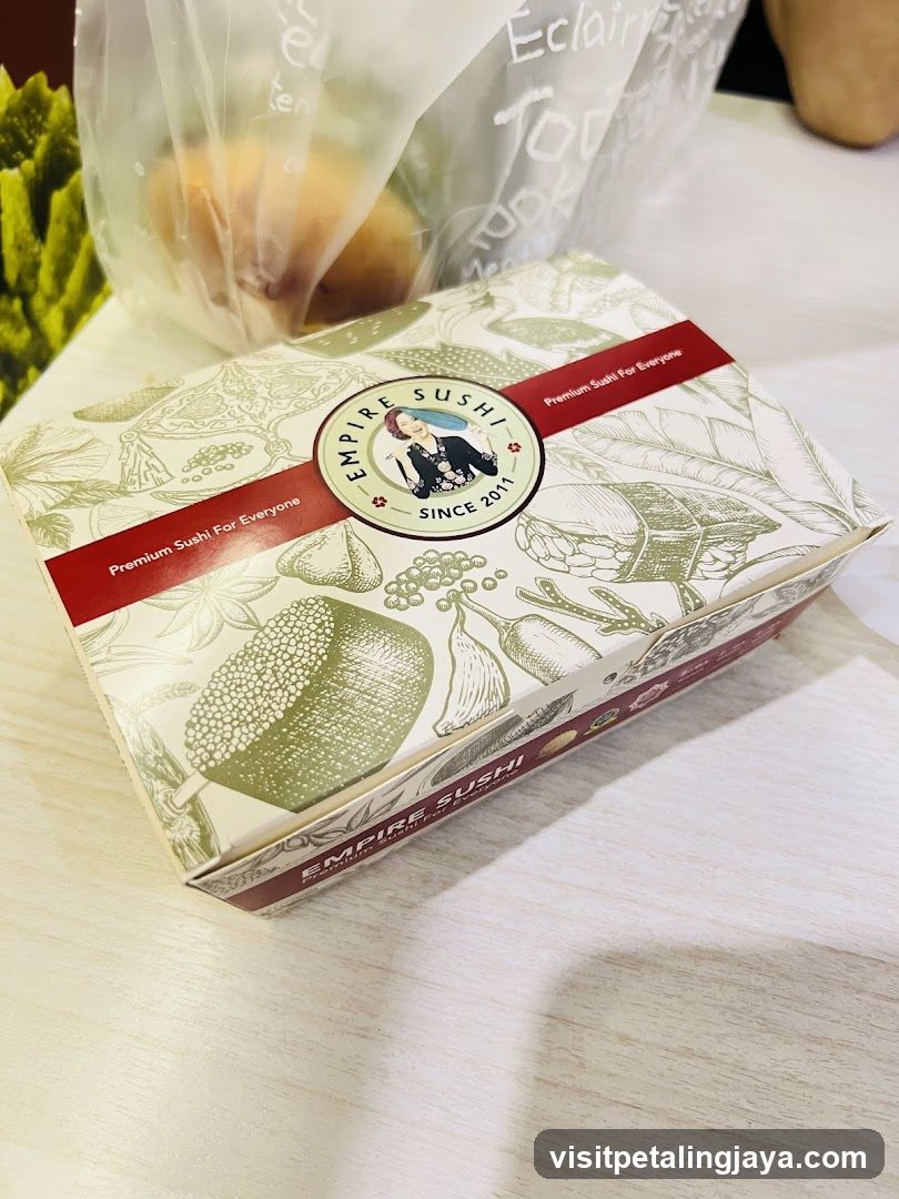 Empire Sushi Takeout Box