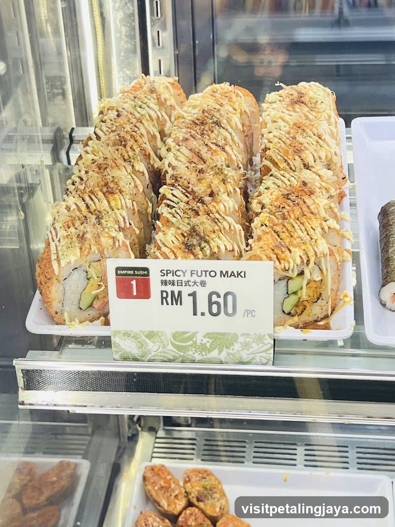 Spicy Futo Maki Sushi