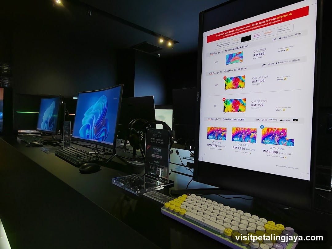 Electronics Store Display