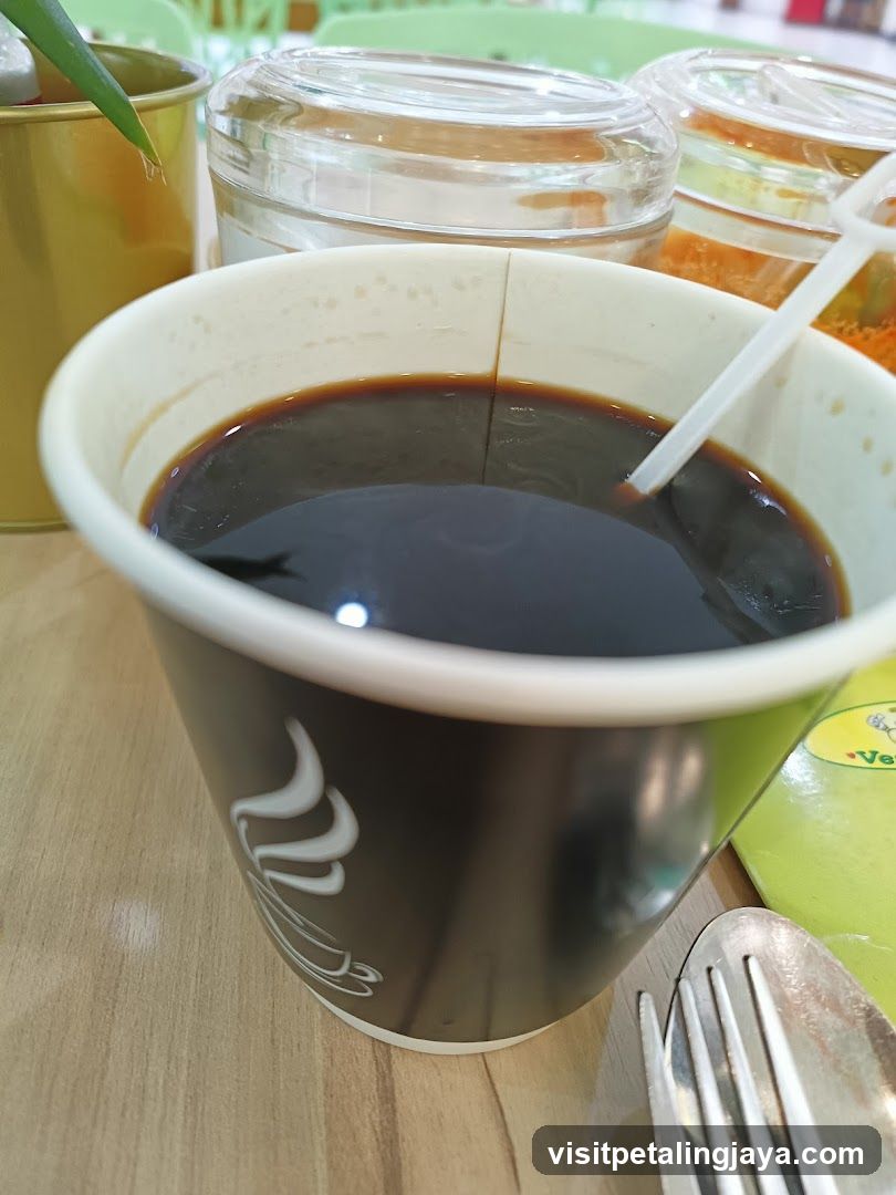 Coffee in a paper cup