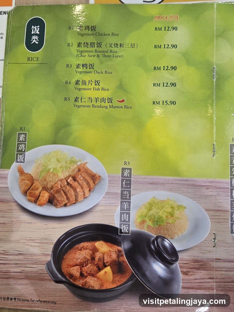 Rice Menu