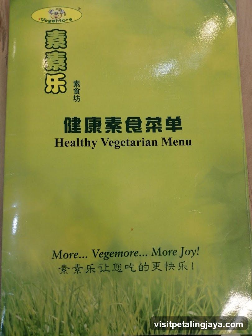 Healthy Vegetarian Menu