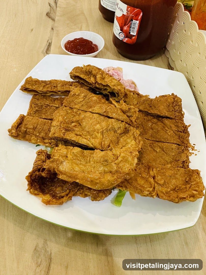 Fried Tofu Skin Dish