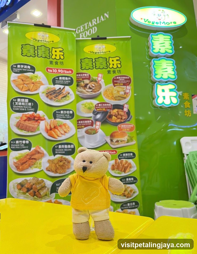 Vegetarian Food Display