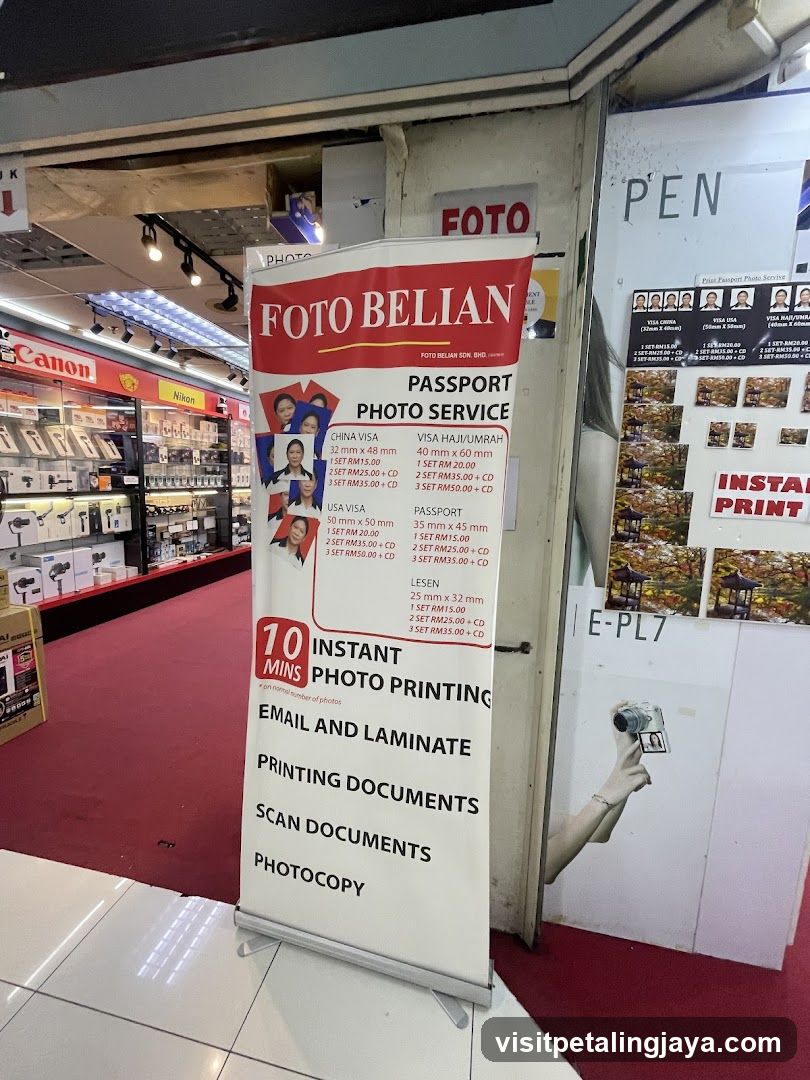 Foto Belian Passport Photo Service Banner