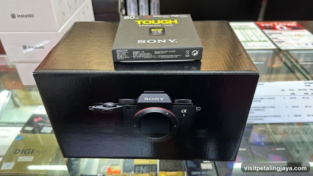 Sony Camera and Memory Card Packaging