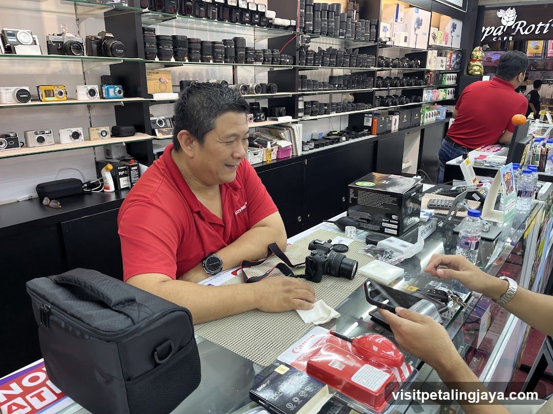 Camera Store Counter