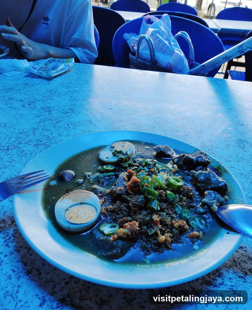 Food Dish with Eggs and Meat