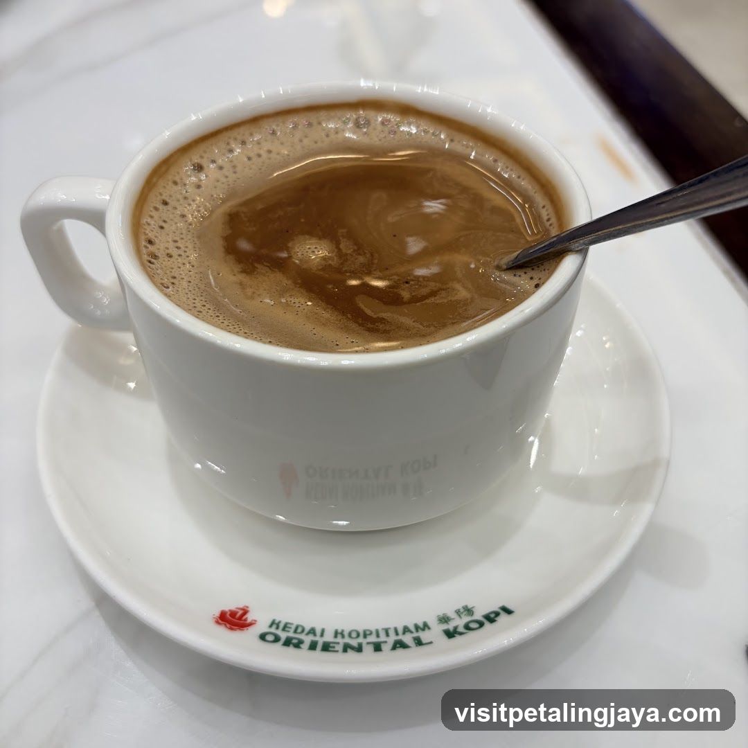 Coffee with foam