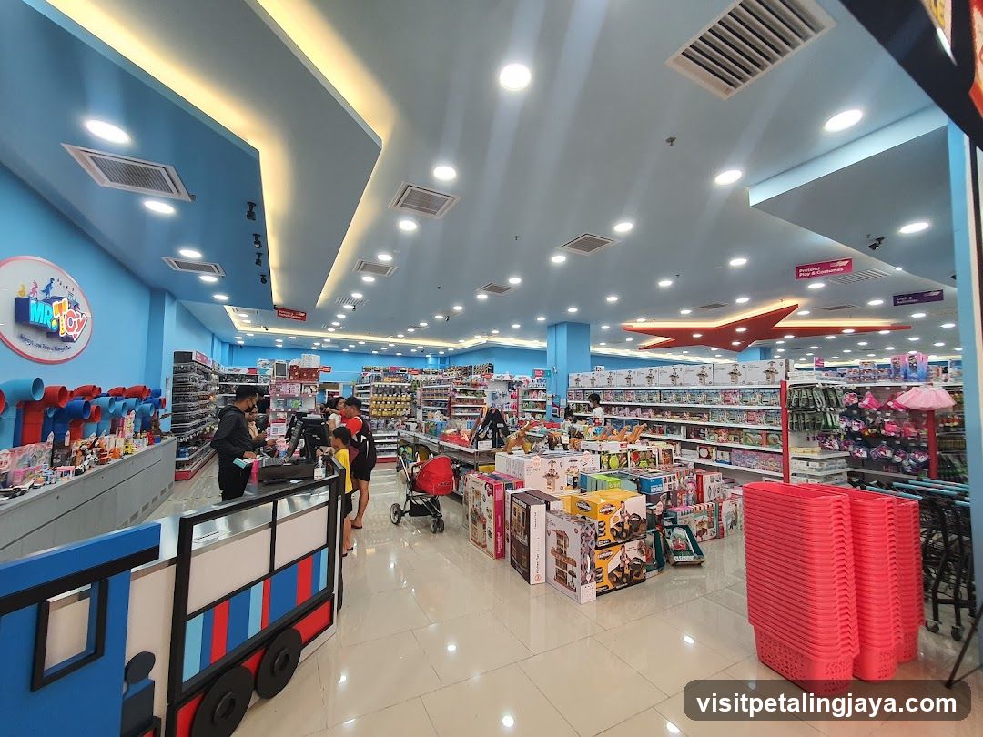 Interior of a toy store