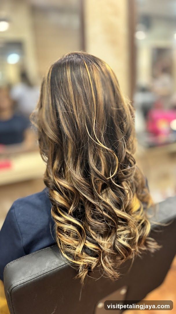 Woman with Highlighted Hair