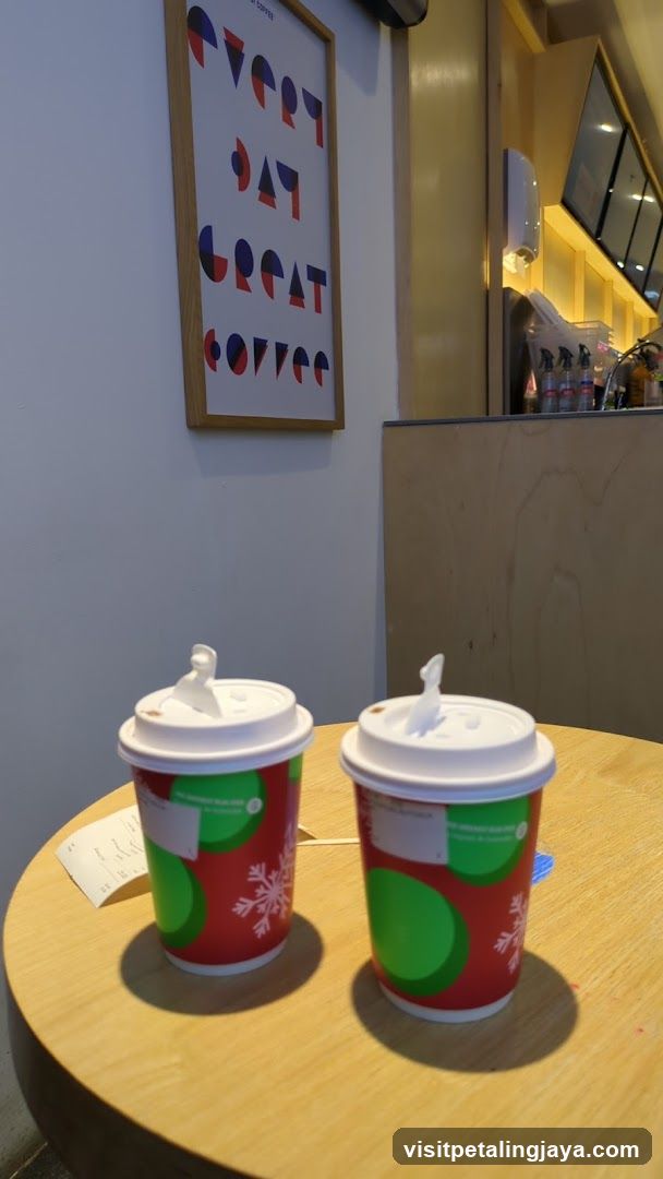 Two Coffee Cups on a Table