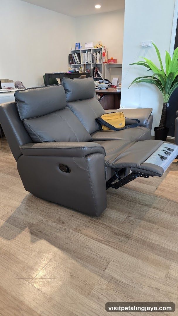 Reclining Sofa in Office Setting
