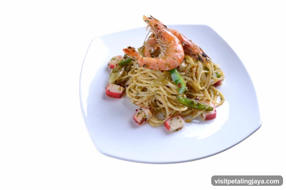 Shrimp and Crab Stick Pasta