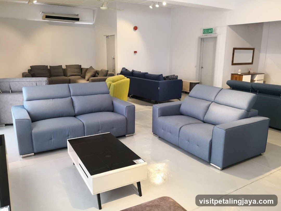 Sofa showroom