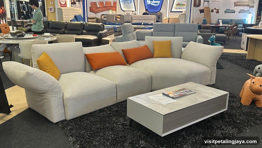 Modern Living Room Display